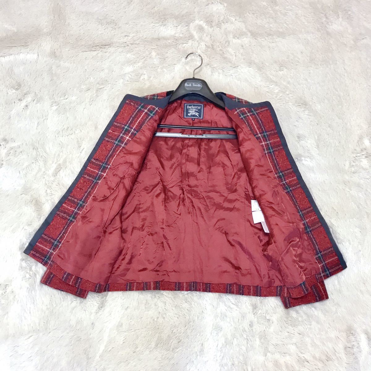 激レア 極美品 Burberry's ウール チェック ジャケット 激レア 極美品 Burberry's ウール チェック ジャケット