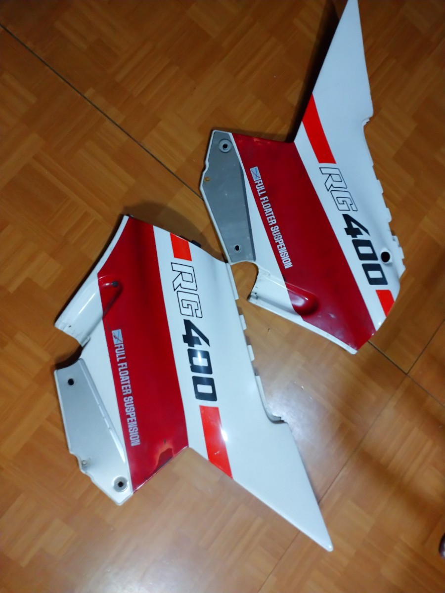 サイド Yahoo!オークション - RG400ガンマΓ純正 サイドカバーサイド