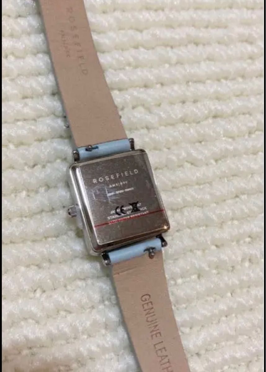 【新品タグ・箱付き】¥16,500円　ROSEFIELD ローズフィールド スクエア型　腕時計