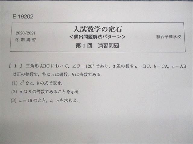 VD10-100 駿台 入試数学の定石 頻出問題解法パターン テキスト 2020 冬期 小林隆章 14m0D_画像6