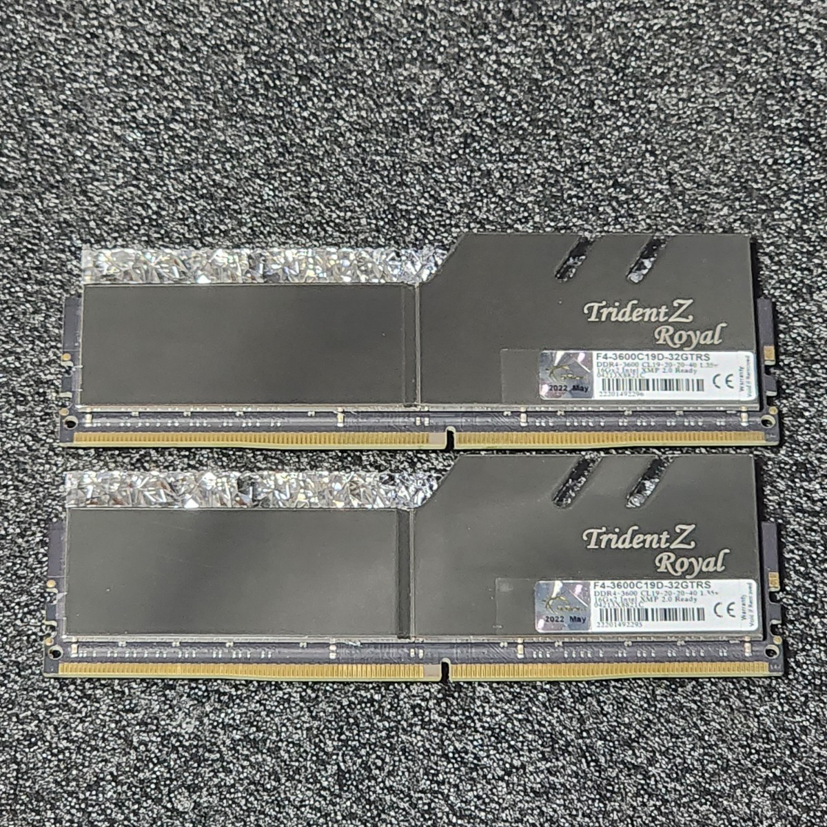 G.SKILL TridentZ Royal DDR4-3600MHz 32GB (16GB×2枚キット) F4