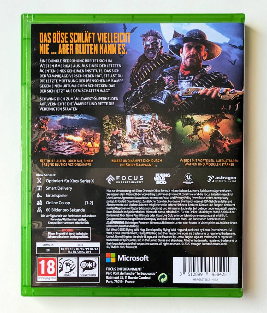 i- Bill waste toEVIL WEST EU version * XBOX ONE / SERIES X