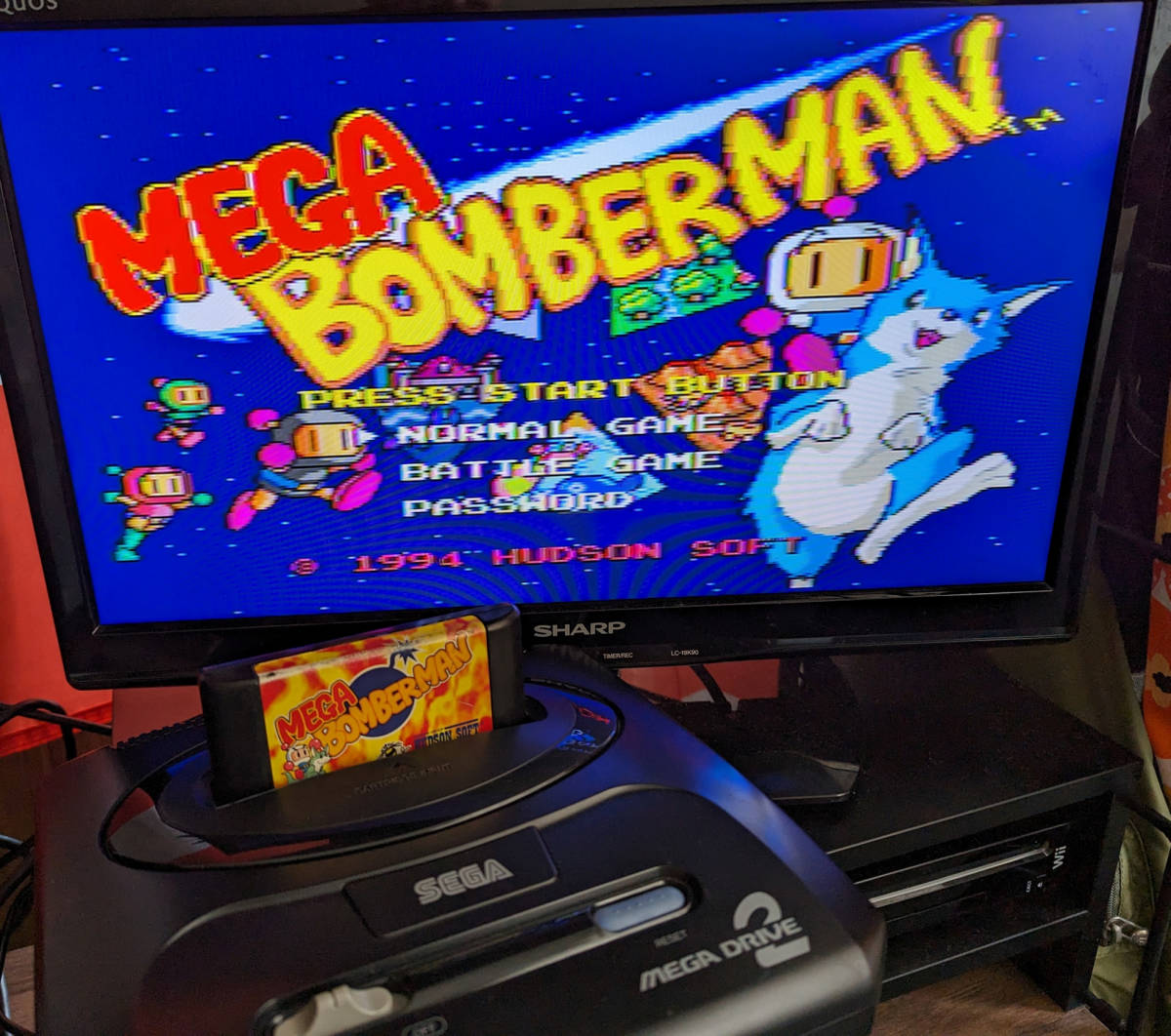 MD mega Bomberman MEGA BOMBERMAN EU version * Sega Mega Drive for soft 