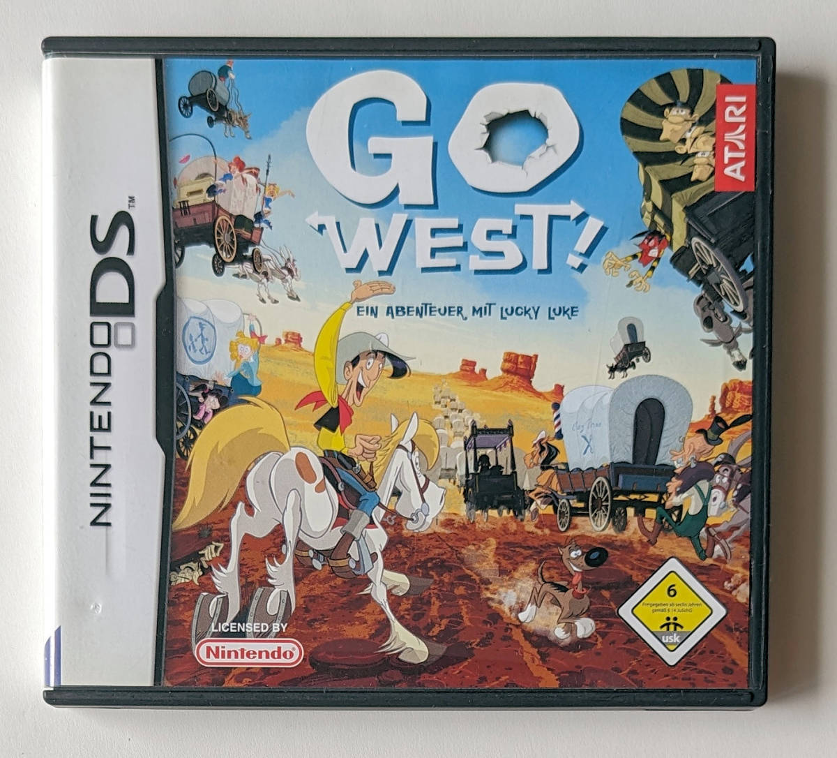 NDS ラッキールーク：ゴー・ウェスト LUCKY LUKE GO WEST ! EU版 ★ ニンテンドーDS / 2DS / 3DS
