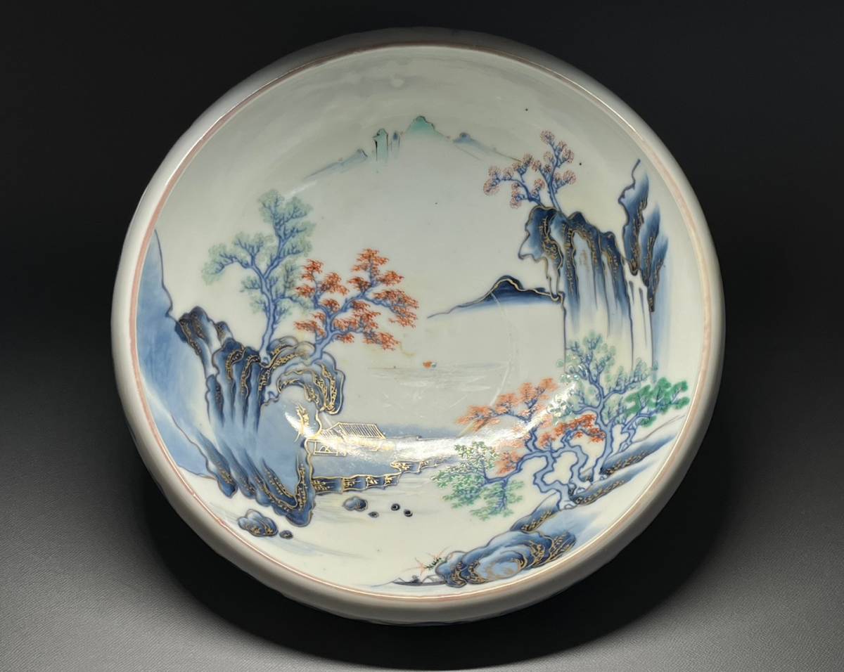 大特価!!】 古伊万里 色絵 置物 飾物 芸術 一点物 在銘 日本伝統工芸