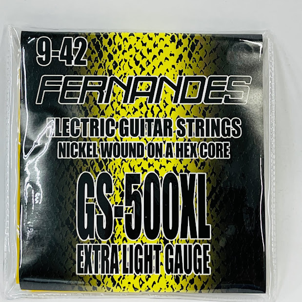 【送料無料】5セットFERNANDES GS500XL NI エレキギター弦 エクストラライトゲージ 009-042 フェルナンデス【メール便】代引きはできません_画像3