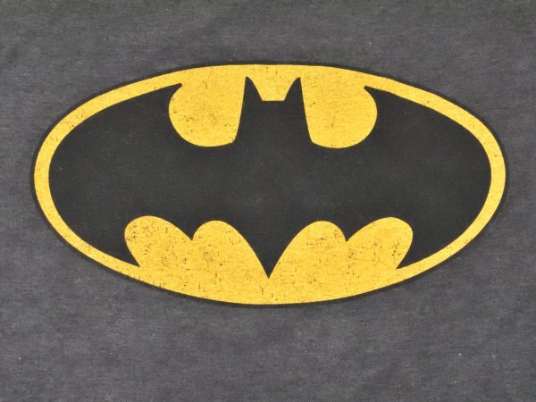 2000sUSA古着 OLD NAVY BATMAN ロゴ Tシャツ sizeXL 杢グレー バットマン オールドネイビー 大きいサイズ ビッグシルエット 2000年代 Y2Kの画像2