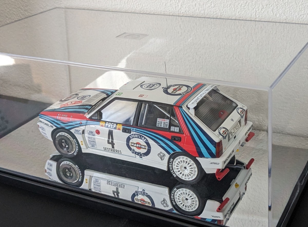 【ケース付き】1/24 ランチア デルタ HF インテグラーレ 1992 WRC ラリー・モンテカルロ アシェット タミヤ Lancia Delta オリオール_画像9