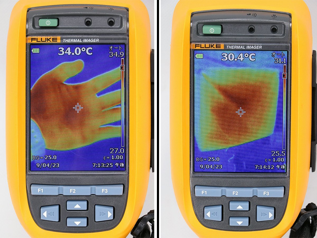 FLUKE 赤外線サーモグラフィ Ti100 General Use Infrared Camera 測定