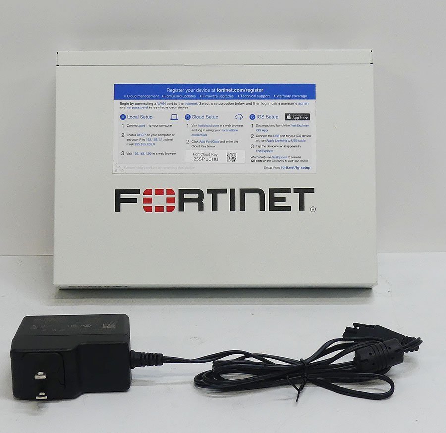 FORTINET FortiGate 40F (FG-40F) ライセンス2026/11/3 中古品 初期化