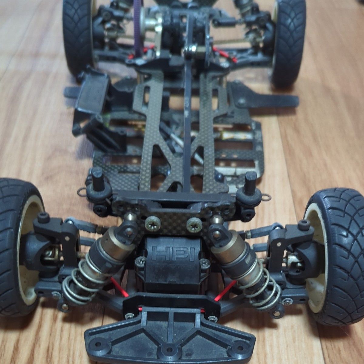 HPI RS4 pro 10/1ラジコン シャーシ カーボン パーツ取りに HPI RS4 pro 10/1ラジコン シャーシ カーボン パーツ取りに