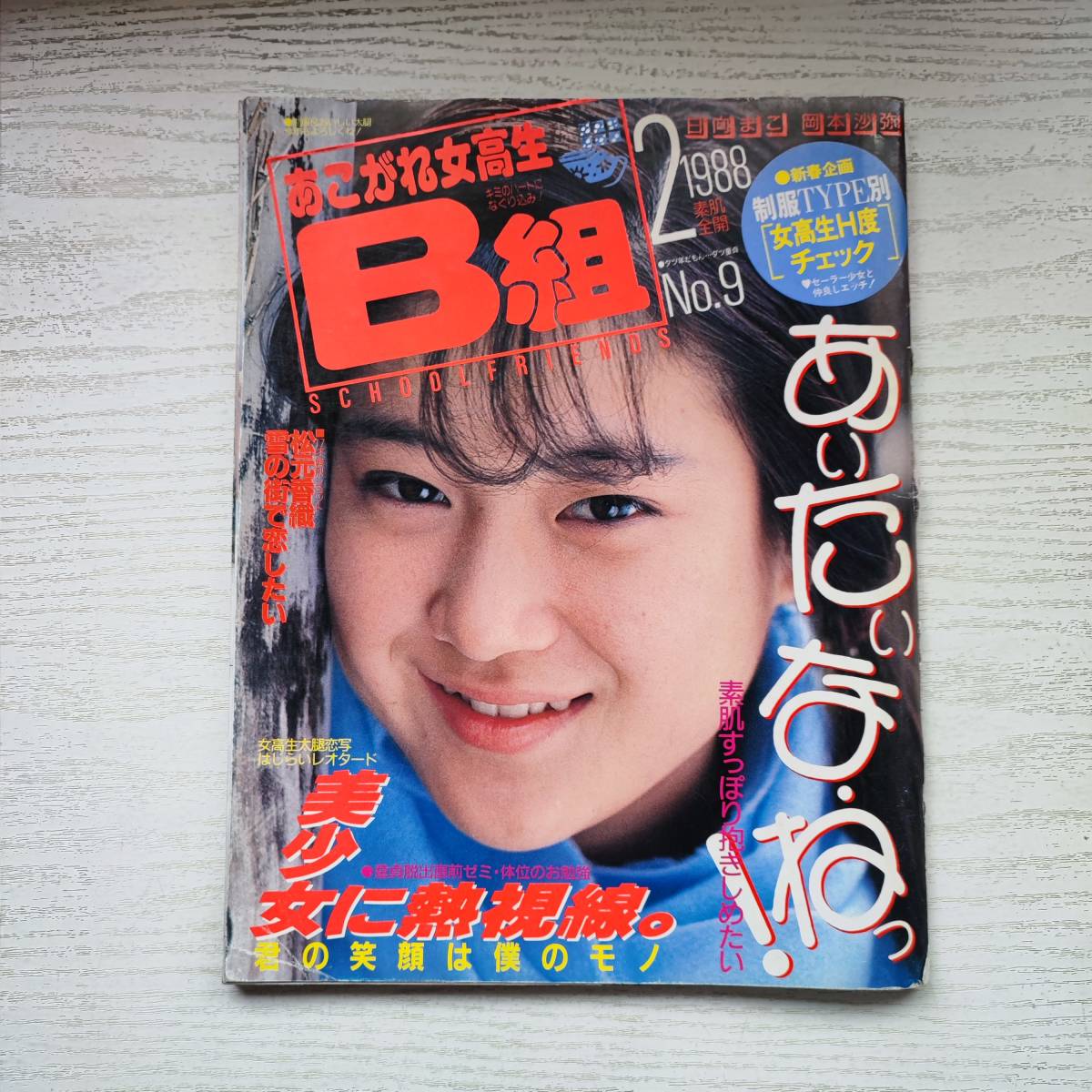 正規品 【雑誌】あこがれ女高生B組 考友社出版 NO.09 1988年2月号 その他