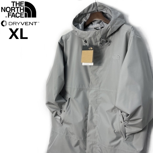 ノースフェイス マウンテンジャケット US限定 軽量(XL)グレー 180915-