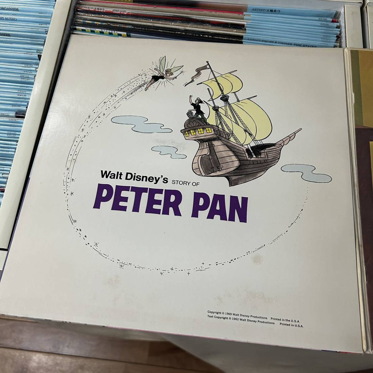 OST / PETER PAN [LP] Disney US record 1969 year MONO 3910