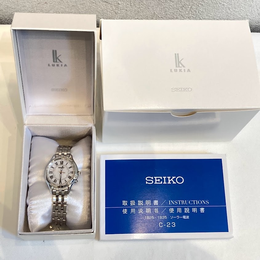 ファッションなデザイン ☆ SEIKO 1B35‐0AL0 ソーラー 10P