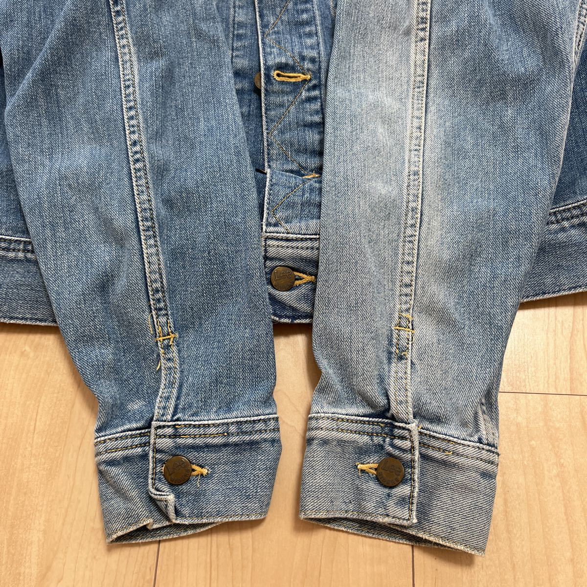 Lee リー LEFT HAND DENIM sanforized 0411 ジージャン M デニムジャケット Gジャンの画像10