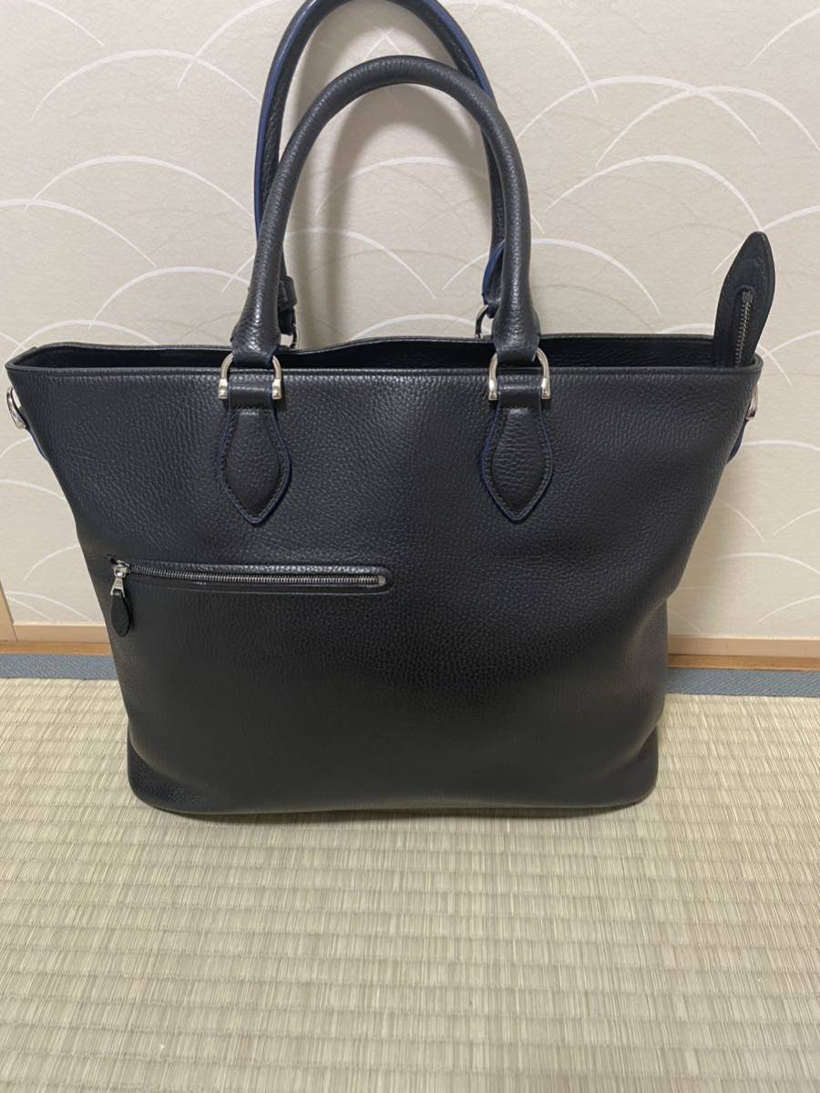 極美品☆COACH トートバッグ 2way ブラック A4可 大容量 レザー-