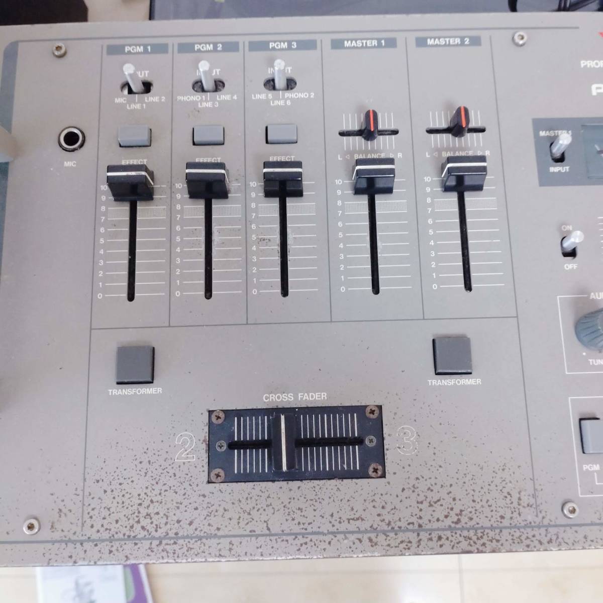 名機 レア VESTAX PMC-20SL DJ KRUSH 愛用機 動作確認済