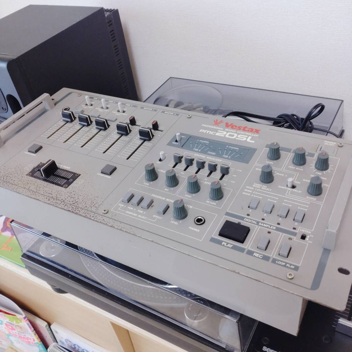 名機 レア VESTAX PMC-20SL DJ KRUSH 愛用機 動作確認済