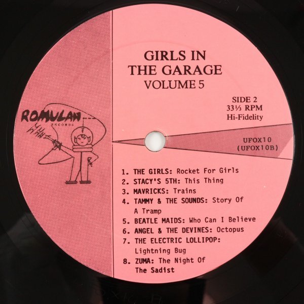 ◆LP◆V.A.◆GIRLS IN THE GARAGE VOL.5◆US盤◆Romulan Records UFOX10◆The Majorettes,The Bermudas,The Occasionals,The Pussycats他の画像4