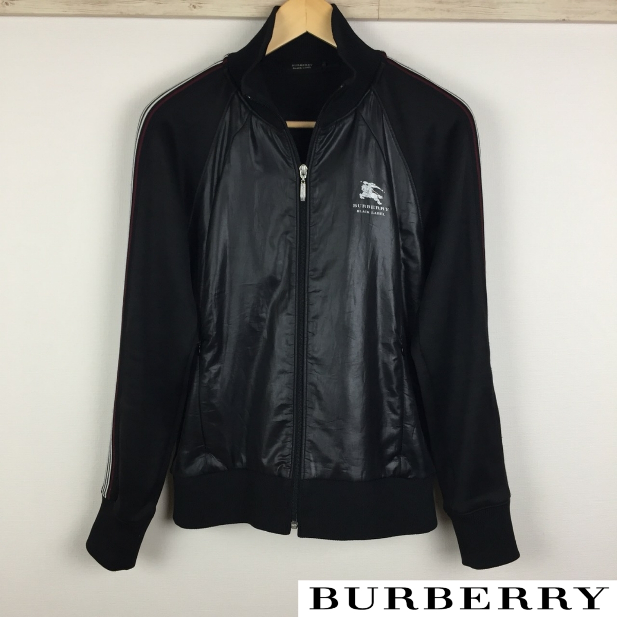 美品 BURBERRY BLACK LABEL ジャケット ブルゾン ブラック サイズ2 返品可能 送料無料