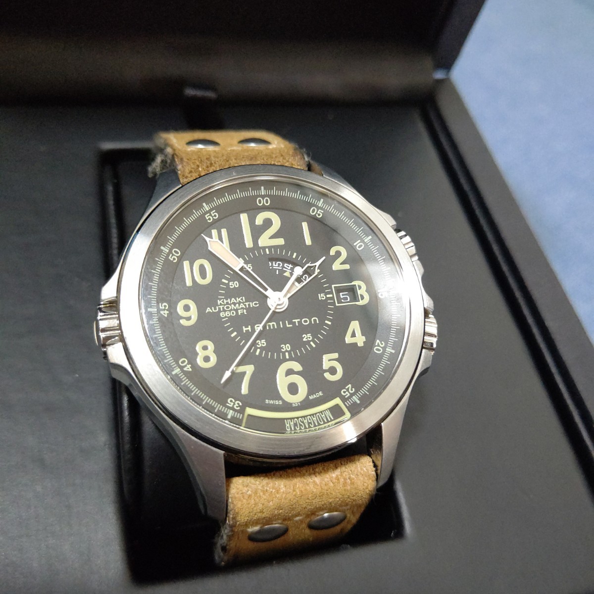 売上実績NO.1 Hamilton 腕時計 ハミルトン カーキコンサベーションGMT