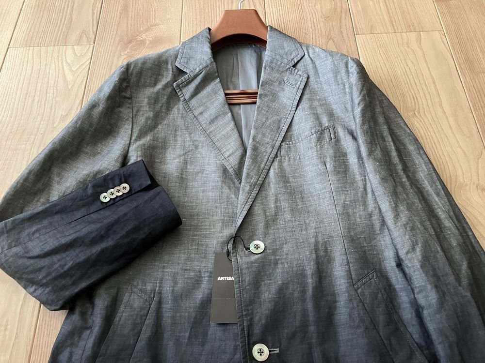 新品サンプル ARTISAN アルチザン 最高級 日本製 シルクデニム