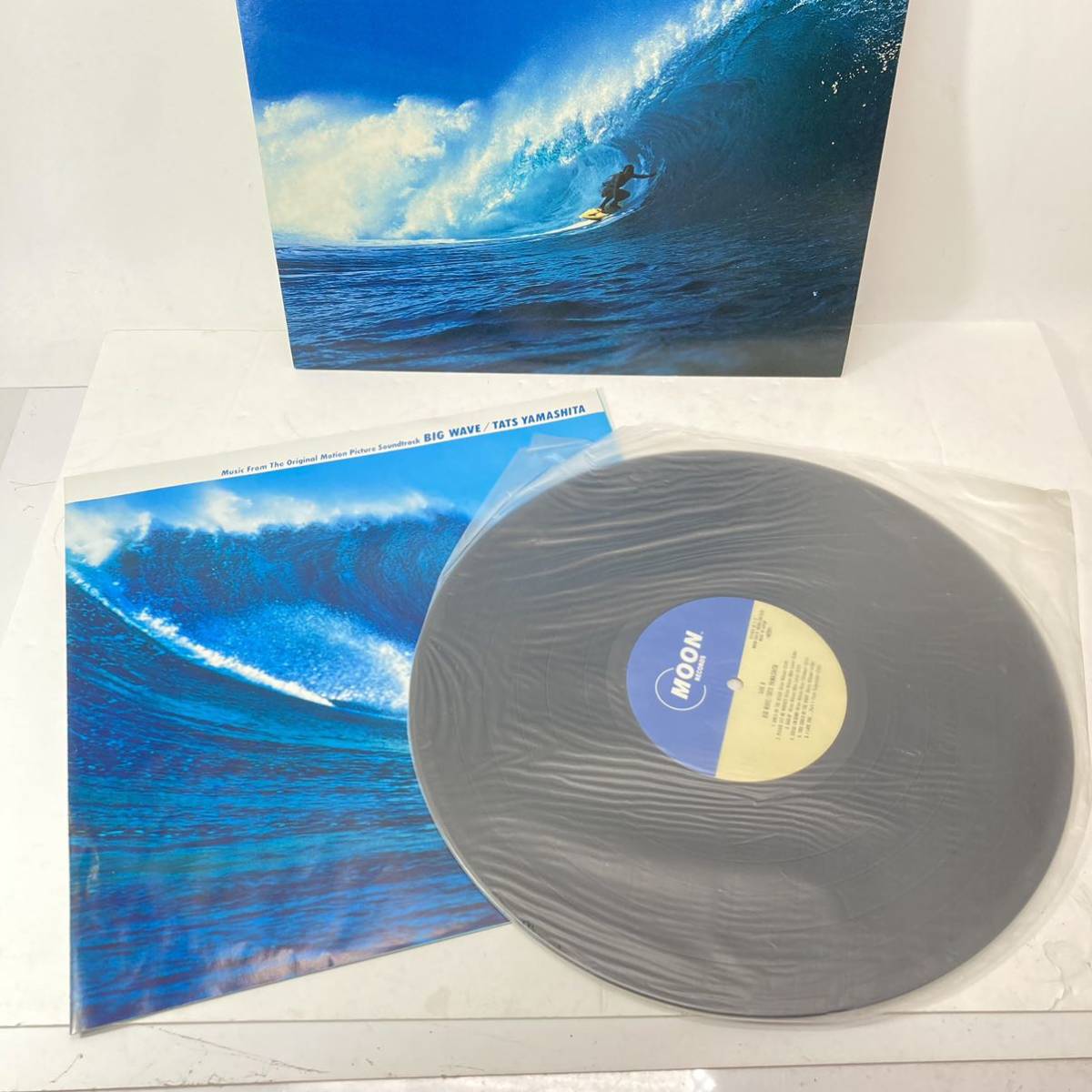 山下達郎 BIG WAVE サウンドトラック moon-28019 LP レコード_画像3