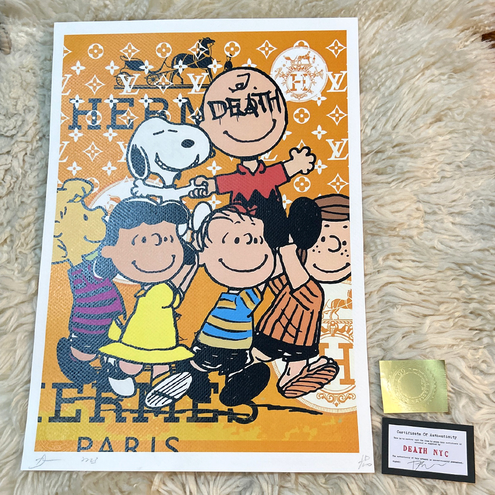DEATH NYC 36 アートポスター ポスター スヌーピ-