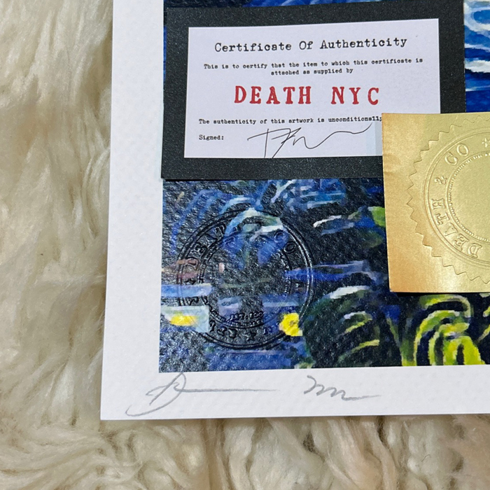 世界限定100枚 DEATH NYC ミッキーマウス ゴッホ Dismaland 世界限定100枚 DEATH NYC ミッキーマウス ゴッホ Dismaland