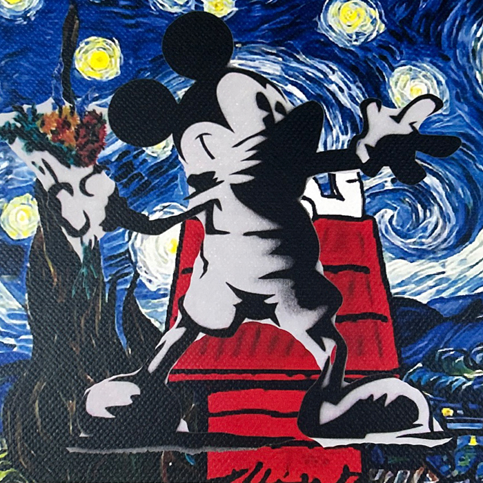 世界限定100枚 DEATH NYC ミッキーマウス ゴッホ Dismaland 世界限定100枚 DEATH NYC ミッキーマウス ゴッホ Dismaland