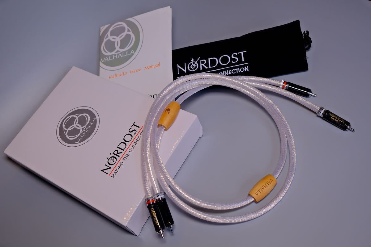 NEW限定品】 Nordost valhala(1.0m)rcaペア RCAケーブル