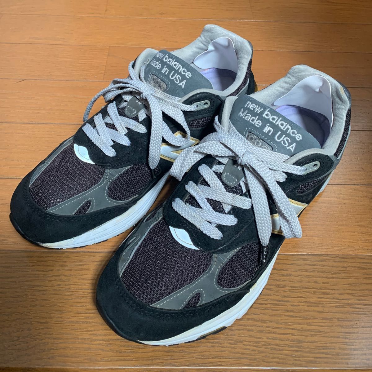 new balance 993 MR993BK 25 5㎝ US7 5 本物16年製造｜Yahoo!フリマ