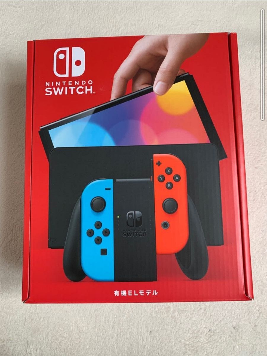 新品未開封 Nintendo Switch 有機ELモデル ネオンブルー ネオンレッド