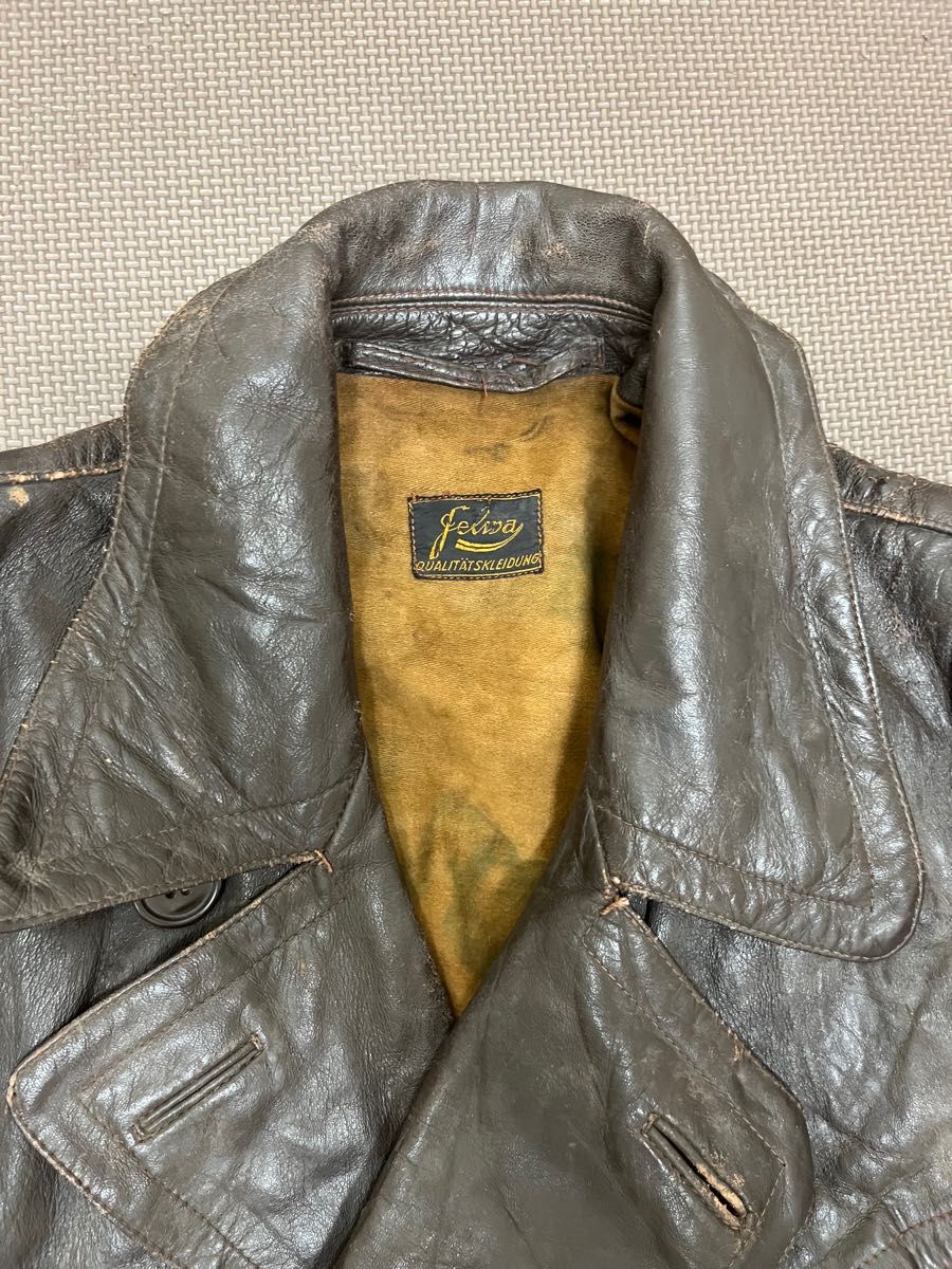 40年代leather jacket 革ジャン