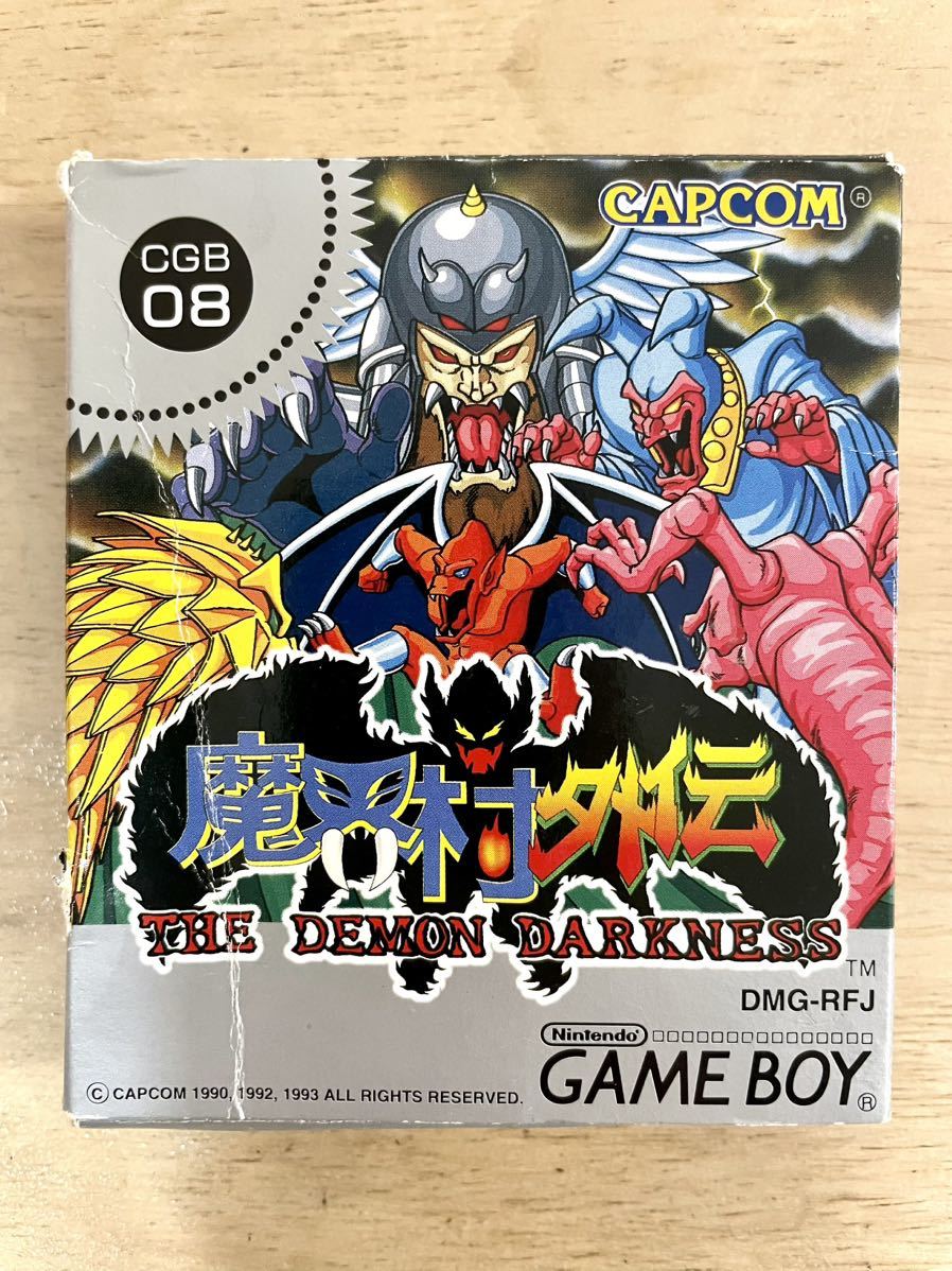 【限定即決】魔界村外伝 THE DEMON DARKNESS CAPCOM カプコン DMG-RFJ 箱‐取説‐別紙あり N.2182 ゲームボーイ アドバンス レア レトロ