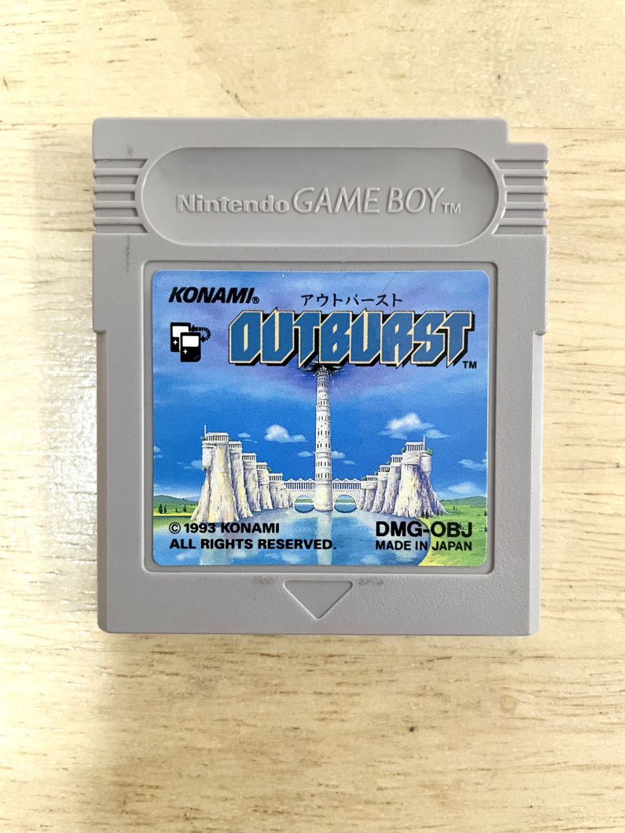 【限定即決】OUTBURST アウトバースト KONAMI コナミ DMG-OBJ 箱-取説あり N.2265 ゲームボーイ アドバンス レア レトロ 同梱可能_画像9