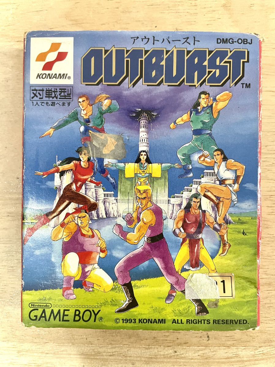 【限定即決】OUTBURST アウトバースト KONAMI コナミ DMG-OBJ 箱-取説あり N.2265 ゲームボーイ アドバンス レア レトロ 同梱可能_画像1