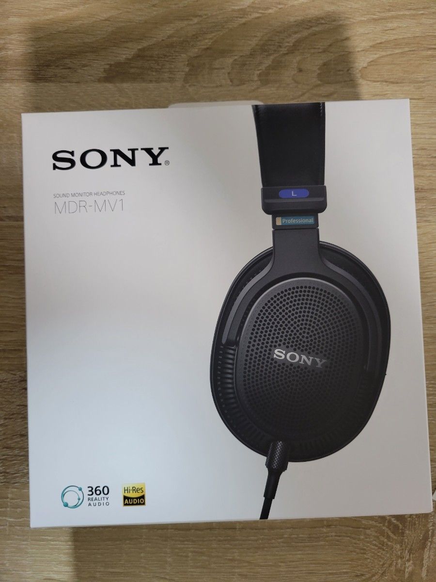 お値下げ不可【新品未開封】SONY モニターヘッドフォン ブラック MDR-MV1