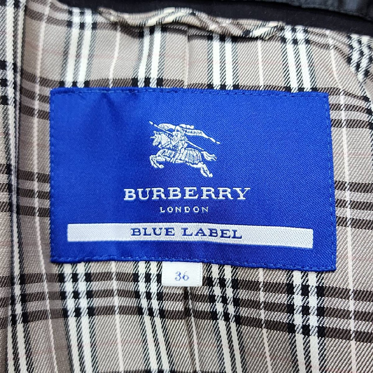 憧れ バーバリー LABEL BLUE BURBERRY ブルーレーベル アウター