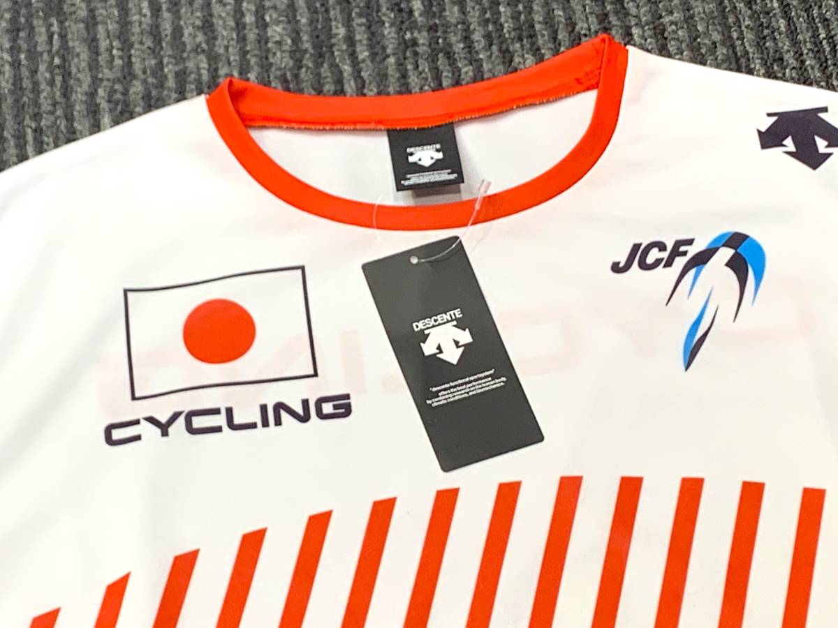 【選手・チームスタッフ 支給品】2018-19 自転車競技 競輪 ロードレース 日本代表 チーム デサント JCF 非売品 サイクリングシャツ／五輪_画像2