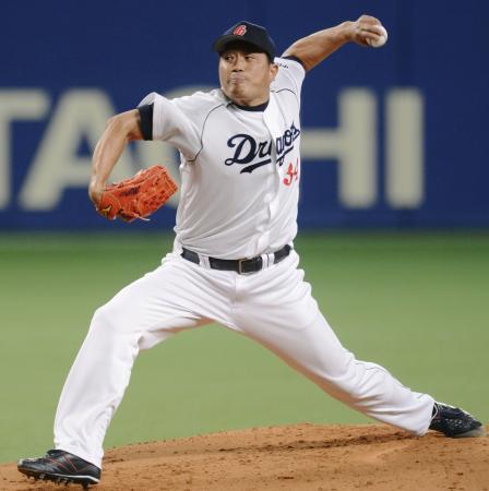 2012-13-HOMEモデル プロ野球 セ・リーグ 中日ドラゴンズ 山本昌#34 投手 ホーム レプリカ ユニフォーム ／ 検索【引退パーティー 記念】_画像7