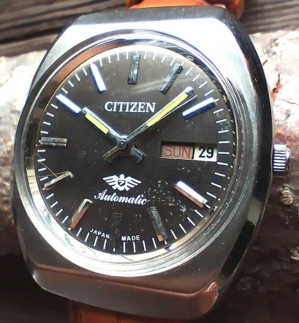 CITIZEN 自動巻き1970年代！ヴィンテージ腕時計メンズシチズン男性人気ブランド逆輸入モデル日本未発売アンティーク b_画像1