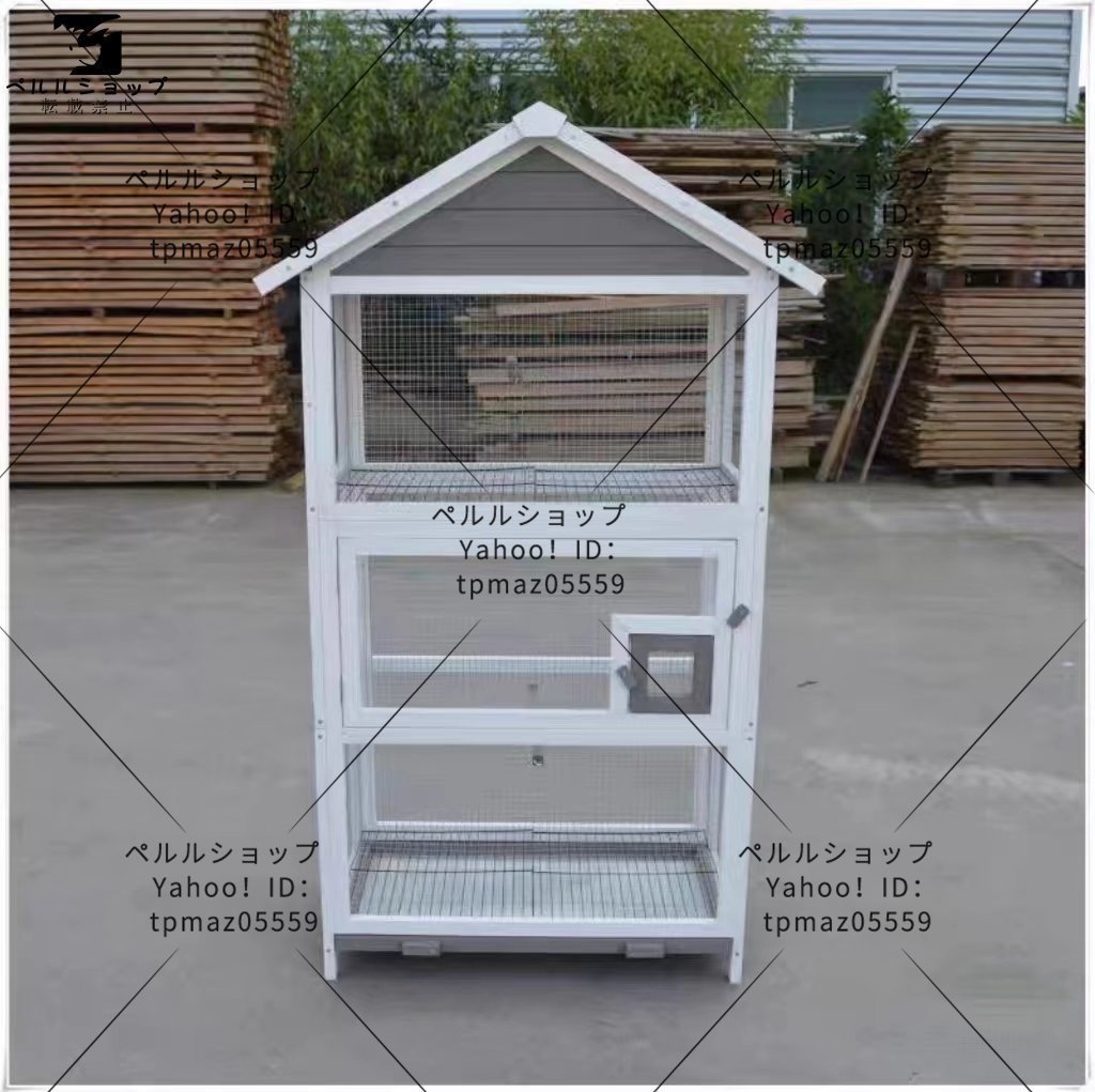  high quality small animals cage bird cage breeding cage holiday house bird is .... wooden canopy 94*55*160cm construction type natural Japanese cedar material 2 сolor selection possibility 