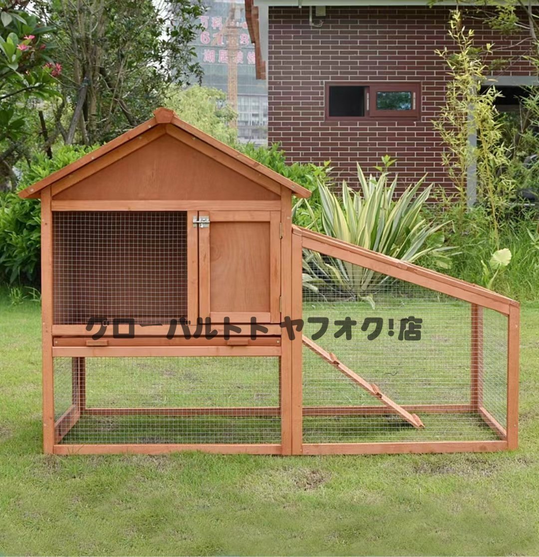  practical use * pet holiday house house gorgeous wooden cat rabbit chicken small shop breeding a Hill bird cage cat house house ... outdoors .. garden for S342