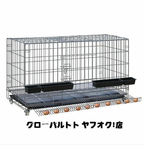  new arrival * extra-large folding chicken small shop automatic eg roll cage, hood bowl, tray, aquarium attaching chi gold cage breeding cage 120*50*65cm chicken small shop D81