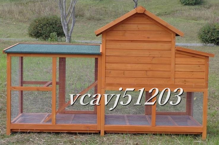 * beautiful goods * large chicken small shop . is to small shop pet holiday house house wooden gorgeous rainproof . corrosion rabbit bird cage outdoors .. breeding garden cleaning easy to do 