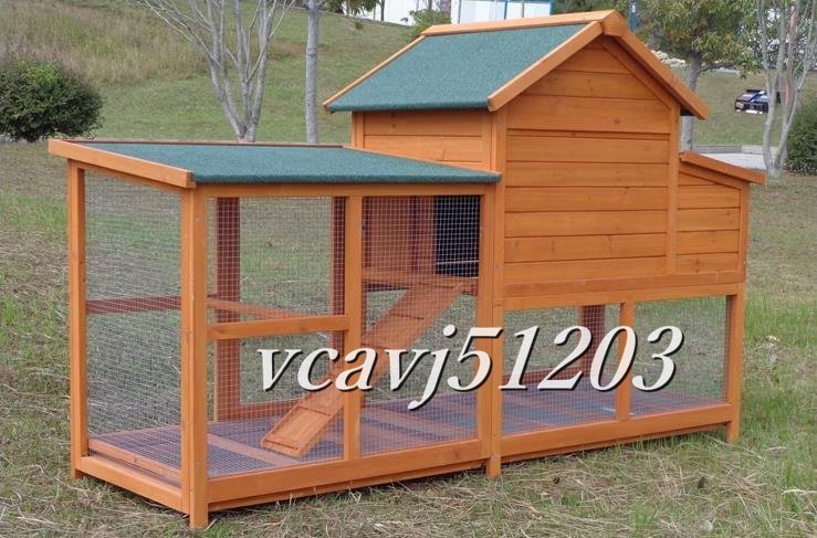 * beautiful goods * large chicken small shop . is to small shop pet holiday house house wooden gorgeous rainproof . corrosion rabbit bird cage outdoors .. breeding garden cleaning easy to do 