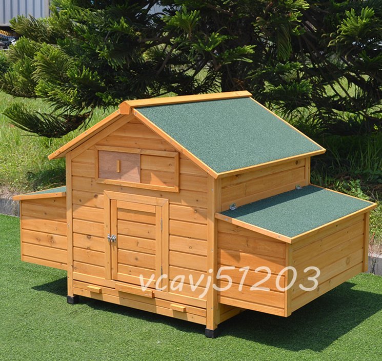 * rare goods * high quality * chicken small shop pet holiday house house wooden rainproof . corrosion breeding outdoors .. garden for cleaning easy to do 