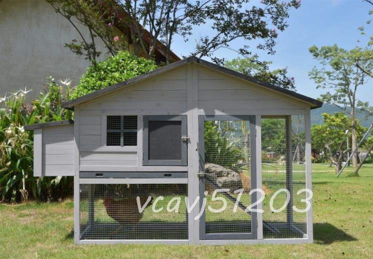 * beautiful goods * high quality * large chicken small shop . is to small shop wooden pet holiday house house rainproof . corrosion rabbit chicken small shop breeding outdoors .. garden for cleaning easy to do 